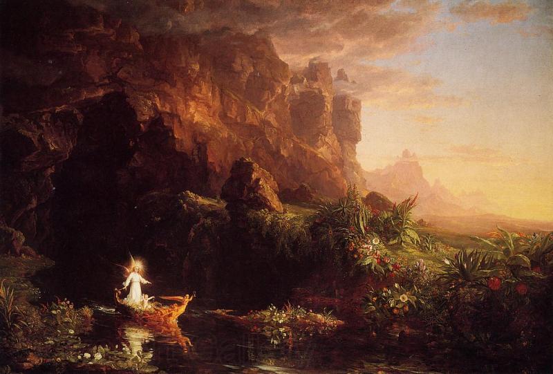 Thomas Cole Voyage of Life Norge oil painting art